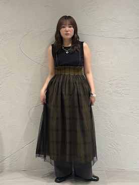 「アイテム（バングル/リストバンド）」を使った、のぶさん（レディース・163cm・20代）の夏コーディネート