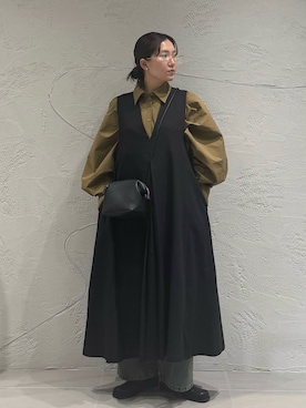 「アイテム（ワンピース/ドレス）」を使った、のぶさん（レディース・163cm）の秋コーディネート