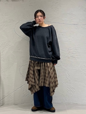 「アイテム（その他シューズ）」を使った、のぶさん（レディース・163cm）の秋コーディネート