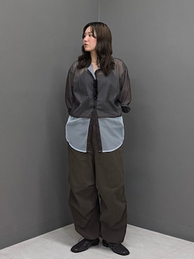 「アイテム（その他シューズ）」を使った、のぶさん（レディース・163cm）の夏コーディネート