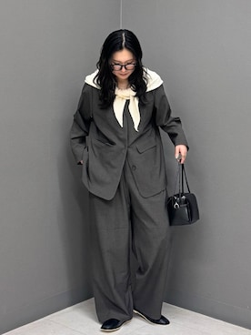 のぶさん（レディース・163cm）の冬コーディネート