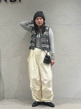 「KBF（ケイビーエフ）のアイテム」を使った、のぶさん（レディース・163cm）の秋コーディネート