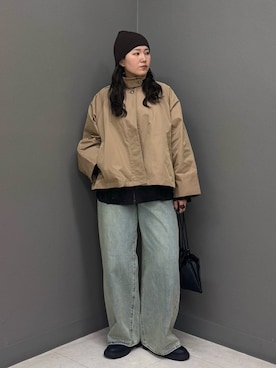 「KBF（ケイビーエフ）のアイテム（パンツ）」を使った、のぶさん（レディース・163cm）の春コーディネート