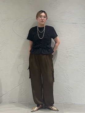 「アイテム（イヤリング）」を使った、のぶさん（レディース・163cm・20代）の夏コーディネート