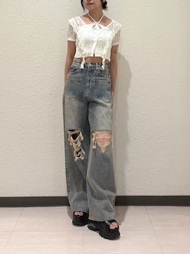 櫻井花乃さん(レディース・164cm)の夏コーディネート