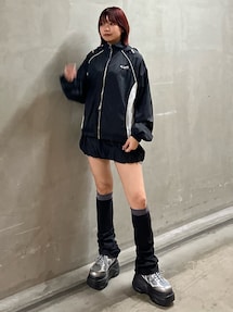 ナイロンジップアップブルゾン｜エモダ（EMODA）アウトレット