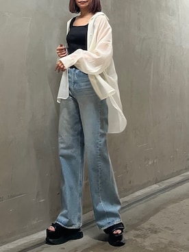 櫻井花乃さん（レディース・165cm）の春コーディネート