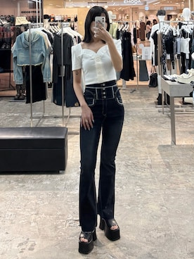 櫻井花乃さん（レディース・164cm）の春コーディネート