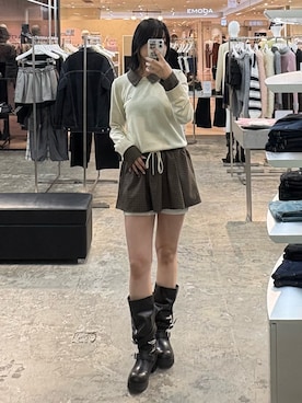 櫻井花乃さん（レディース・164cm）の春コーディネート