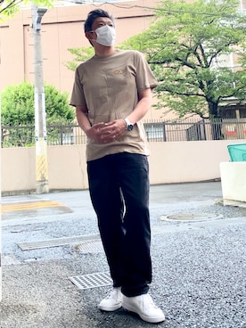 「NICOLE（ニコル）のアイテム（パンツ）」を使った、こすちんさん（メンズ・178cm）の夏コーディネート