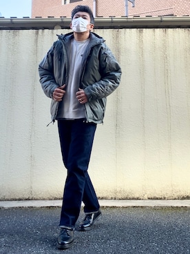 こすちんさん（メンズ・178cm）の冬コーディネート