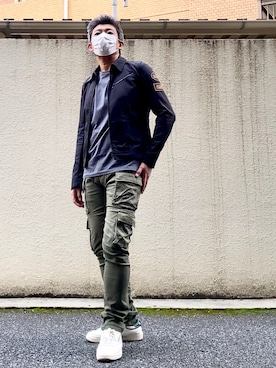 「STUDIO ORIBE（スタジオオリベ）のアイテム」を使った、こすちんさん（メンズ・178cm）の秋コーディネート