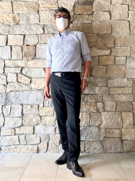 「アイテム（ビジネスシャツ、その他）」を使った、こすちんさん（メンズ・178cm）の夏コーディネート