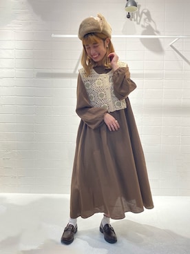 「158cmコーデ」｜「アイテム（帽子）」を使った、___ayn21さん（レディース・158cm）の秋コーディネート