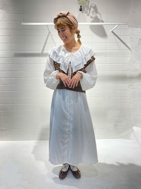 「158cmコーデ」｜「アイテム（バレエシューズ）」を使った、___ayn21さん（レディース・158cm）の秋コーディネート