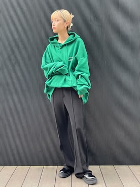 「BeAMS DOT（ビームスドット）のアイテム」を使った、akiho hoshiさん（レディース・158cm）の秋コーディネート