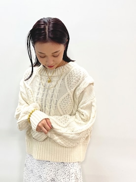 「BeAMS DOT（ビームスドット）のアイテム」を使った、akiho hoshiさん（レディース・158cm）の秋コーディネート