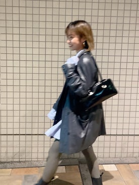 akiho hoshiさん（レディース・158cm）の冬コーディネート