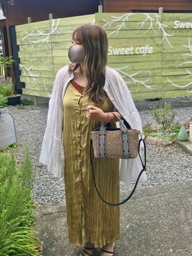 Ungrid アングリッド のワンピース グリーン系 を使った人気ファッションコーディネート Wear