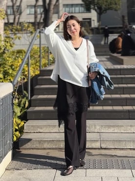 AIさん(レディース・160cm)の冬コーディネート