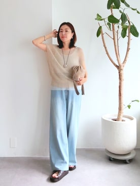 AIさん(レディース・160cm)の夏コーディネート