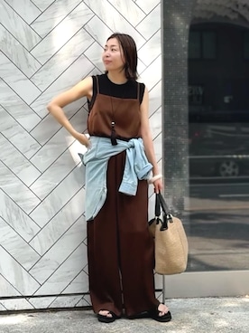 AIさん(レディース・160cm)の夏コーディネート