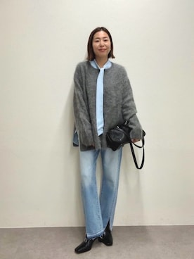 「RIVE DROITE（リヴドロワ）のアイテム」を使った、AIさん（レディース・160cm）の秋コーディネート