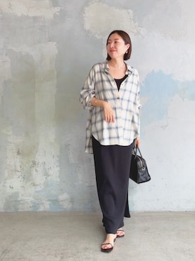 「アラフォー」｜AIさん（レディース・160cm）の夏コーディネート