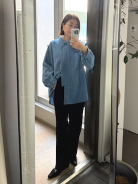 「アイテム（その他シューズ）」を使った、AIさん（レディース・160cm）の夏コーディネート