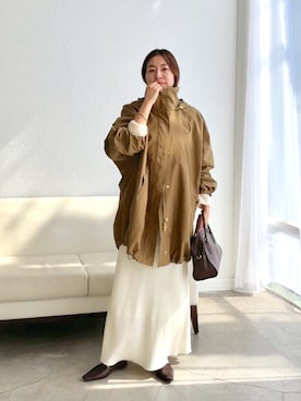 「アイテム（その他シューズ）」を使った、AIさん（レディース・160cm）の夏コーディネート