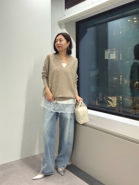 AIさん(レディース・160cm)の冬コーディネート