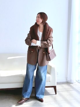 「アイテム（その他シューズ）」を使った、AIさん（レディース・160cm）の夏コーディネート