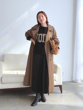 「アイテム（その他アウター）」を使った、AIさん（レディース・160cm）の夏コーディネート