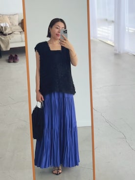 「ベストコーデ」｜「アイテム（サンダル）」を使った、AIさん（レディース・160cm）の夏コーディネート