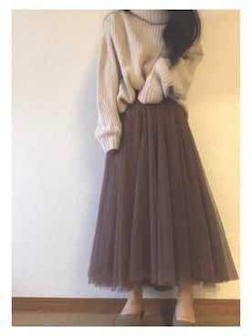 山内さん（レディース・150cm）の秋コーディネート