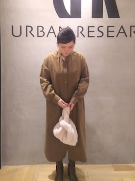 ワンピースを使った オリーブ色 のレディース人気ファッションコーディネート Wear