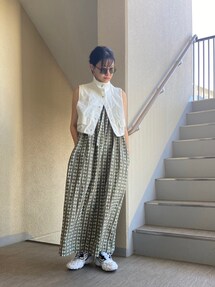 6（ロク）の「＜6(ROKU)＞COTTON BATIK MOTIF DRESS 2/ワンピース