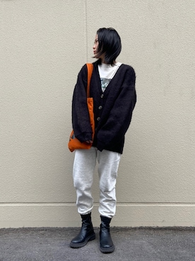 uno.さん(レディース・155cm)の冬コーディネート