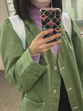 「M.deux（エムドゥ）のアイテム」を使った、mm50さん（レディース・158cm）の秋コーディネート