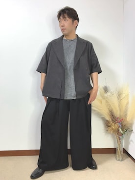 「CLEL（クレイル）のアイテム（ジャケット/アウター）」を使った、すすむさん（メンズ・168cm）の春コーディネート