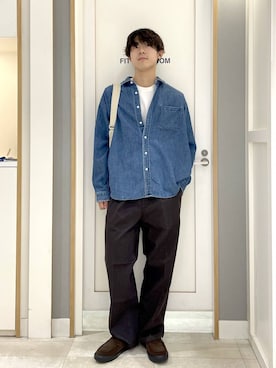 「GLOBAL WORK（グローバルワーク）のアイテム（トップス）」を使った、スギさん（メンズ・176cm）の秋コーディネート