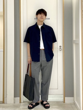 「GLOBAL WORK（グローバルワーク）のアイテム」を使った、スギさん（メンズ・176cm）の夏コーディネート