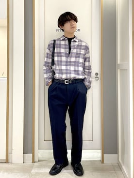 「GLOBAL WORK（グローバルワーク）のアイテム（トップス）」を使った、スギさん（メンズ・176cm）の秋コーディネート