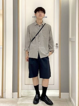 「GLOBAL WORK（グローバルワーク）のアイテム」を使った、スギさん（メンズ・176cm）の夏コーディネート