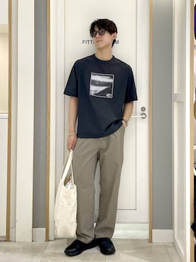 「GLOBAL WORK（グローバルワーク）のアイテム（トップス）」を使った、スギさん（メンズ・176cm）の夏コーディネート