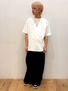 「ワイドデニム」｜showさん（メンズ・165cm）の春コーディネート