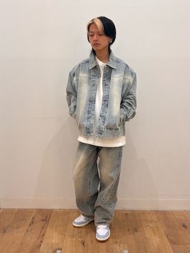 「アイテム（ジャケット/アウター）」を使った、showさん（メンズ・165cm）の夏コーディネート