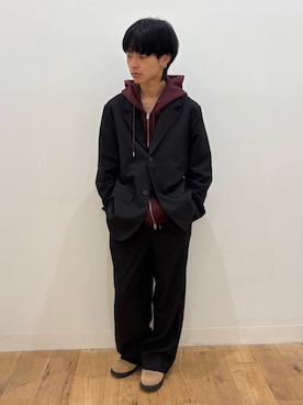 「アイテム（その他アウター）」を使った、showさん（メンズ・165cm・20代）の秋コーディネート