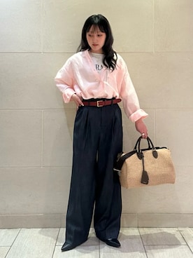 小菅さん(レディース・156cm)の春コーディネート