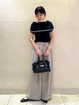 小菅さん(レディース・156cm)の夏コーディネート